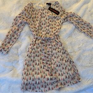 Medium SM Warehouse Eiffel Tower Dress
